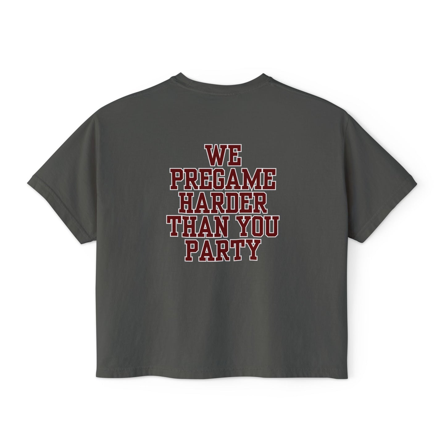 Dawgs Who Pregame (Women's Boxy Tee)