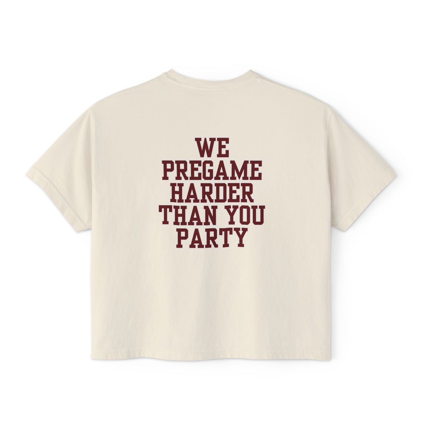 Dawgs Who Pregame (Women's Boxy Tee)